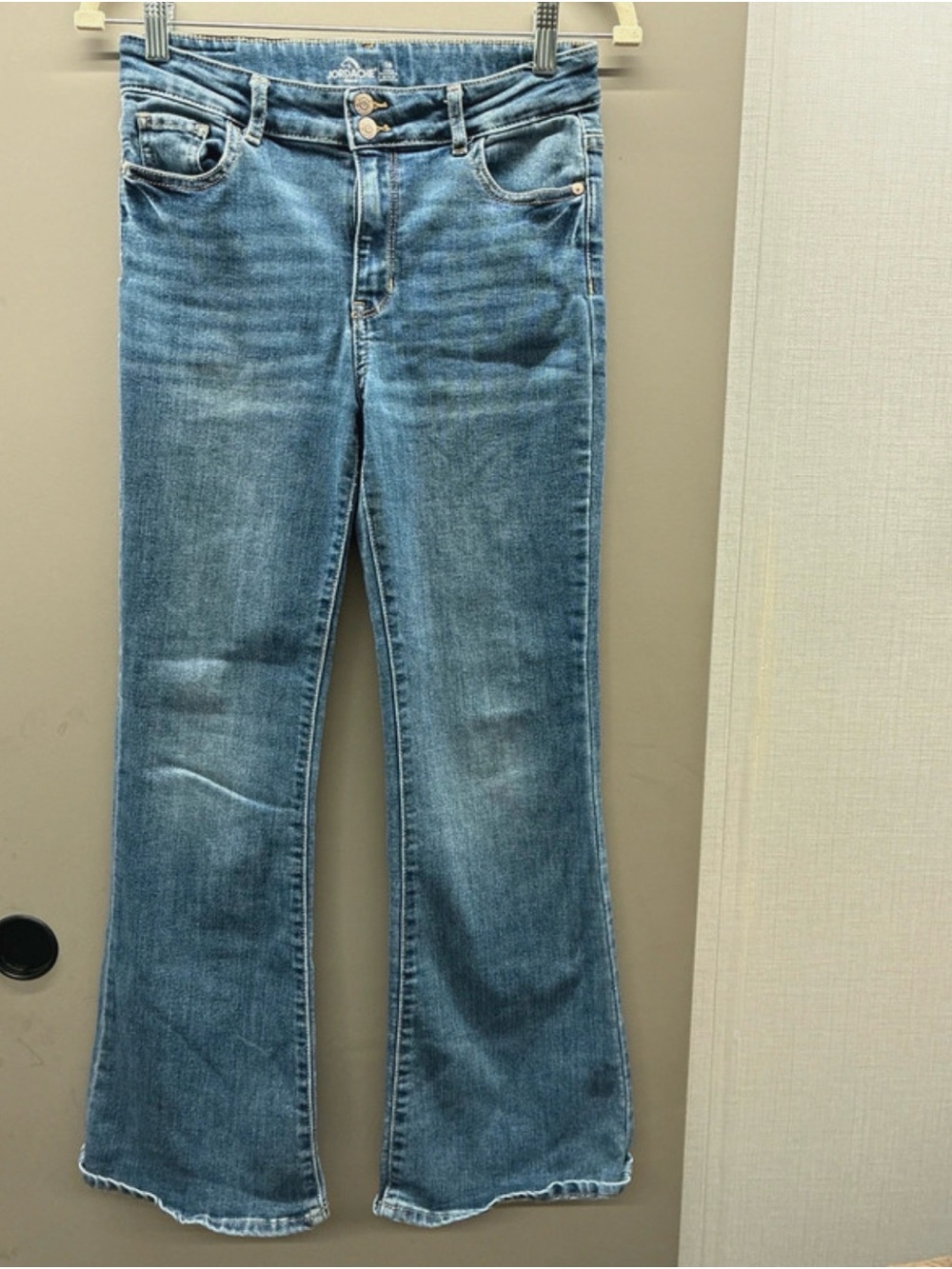 Jordache Medium Wash Flare Jeans - Blue